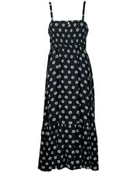 Roxy - Long Dress Sunrise Coastline Printed - Lyst