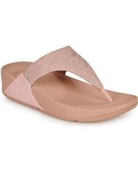 Fitflop - Flip Flops / Sandals (shoes) Lulu Glitz Toe-post Sandals - Lyst