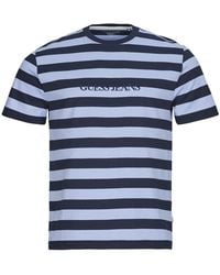 Guess - T Shirt Ss Cn Reg Striped Yd Tee - Lyst