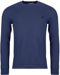 Timberland - Long Sleeve T-shirt Tree Embroidered Exterer River Slim - Lyst