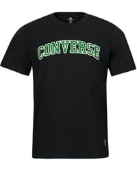 Converse - T Shirt Tee Black - Lyst