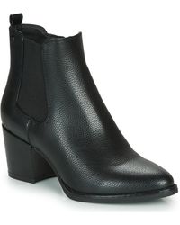 esprit booties black