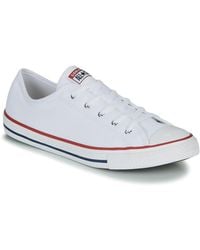 Converse - Chuck Taylor All Star Dainty Gs Canvas Ox Shoes (trainers) - Lyst