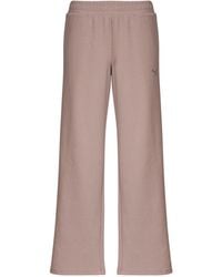 PUMA - Tracksuit Bottoms Ess Elevated Straight Leg Pant Dk - Lyst