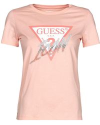 Guess - Ss Cn Icon Tee T Shirt - Lyst