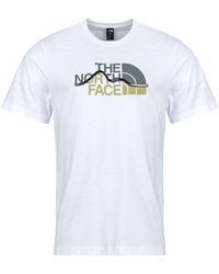 The North Face - T Shirt Mountain Line Regular Short Sleeve Tee Tnf - Lyst