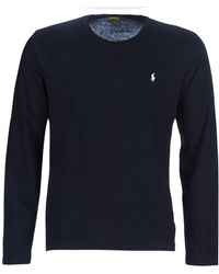 Polo Ralph Lauren - Long Sleeve T-shirt L/s Crew Sleep Top - Lyst