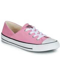 converse all star coral craft pu ox trainers