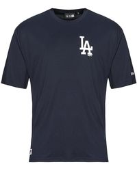 KTZ - T Shirt League Essentials Tee Los Angeles Dodgers - Lyst