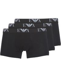 Emporio Armani - 3 Pack Trunks - Lyst