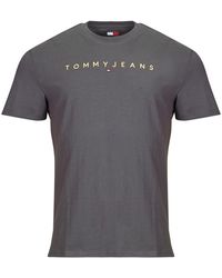 Tommy Hilfiger - T Shirt Tjm Reg Linear Logo Tee Ext - Lyst