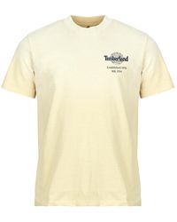 Timberland - T Shirt Sunfaded Back Tree Logo Graphic Hw Tee - Lyst