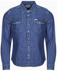 Guess - Long Sleeved Shirt Gj Slim Ls Denim - Lyst