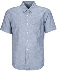 Levi's - Short Sleeved Shirt S/s Sunset 1 Pkt Standrd - Lyst