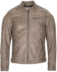 Jack & Jones - Leather Jacket Jjerocky Jacket - Lyst