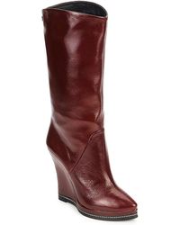 Fabi Fd9737 Women's Low Ankle Boots In Red
