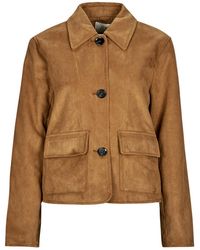 Jdy - Jacket Nanna Faux Suede - Lyst