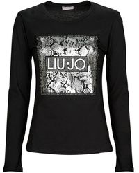 Liu Jo - Long Sleeve T-shirt Mf3426 - Lyst