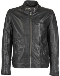 Schott Nyc Blodou Leather Jacket - Black