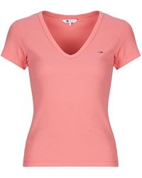 Tommy Hilfiger - T Shirt Tjw Slim Essential Rib V Ss - Lyst