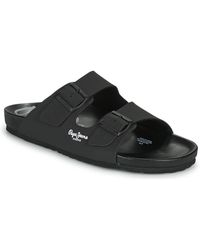 Pepe Jeans Bio Royal Doble Mules / Casual Shoes - Black