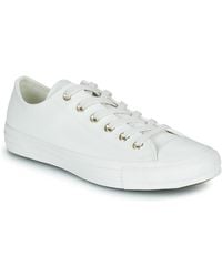 Converse - Chuck Taylor All Star Mono White Ox Shoes (trainers) - Lyst