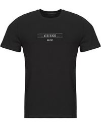 Guess - T Shirt Ss Cn Logo Box Tee - Lyst