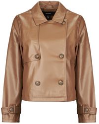 Vero Moda - Trench Coat Vmcaiamollie Short Coated Trenchcoat - Lyst