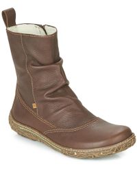 El Naturalista Nido Trambu Mid Boots - Brown