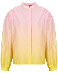 Pieces - Shirt Pcbibiane Ls Wvn Shirt - Lyst