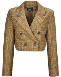 ONLY - Jacket Onlnewkennedy Boucle Blazer Otw - Lyst