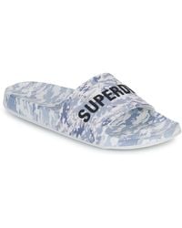 Superdry - Tap-dancing Camo Print Pool Slide - Lyst