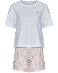 Tommy Hilfiger - Pyjama Sets Ss Prt Pj Short Set (ext. Size) - Lyst
