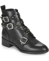 ONLY - Bright 14 Pu Stud Boot Mid Boots - Lyst
