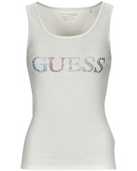 Guess - Tops / Sleeveless T-shirts Colorful Logo Tank Top - Lyst