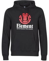 Element Vertical Hood Sweatshirt - Black