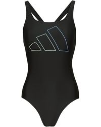 adidas - Swimsuits Big Bars X-back Swimsuit - Lyst