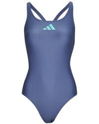 adidas - Swimsuits 3 Bars Suit - Lyst