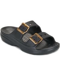 Crocs™ - Mules / Casual Shoes Saturday Metallic Buckle Sandal W - Lyst
