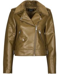 ONLY - Leather Jacket Onlvilhelma - Lyst