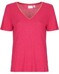 Vila - T Shirt Vinoel - Lyst