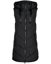 Jdy - Duffel Coats Skylar Padded Hood Waistcoat Otw - Lyst
