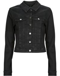 Vero Moda - Denim Jacket Vmluna Ls Slim Dnm Jacket Mix Ga Noos - Lyst