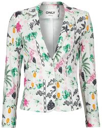 ONLY - Jacket Onlpoptrash L/s Aop Blazer - Lyst