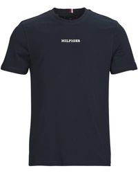 Tommy Hilfiger - T Shirt Monotype Small Chest Placement - Lyst