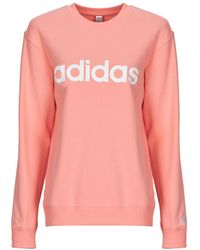 adidas - Sweatshirts Essentials Linear French Terry Sweatshirt - Lyst