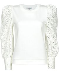 Morgan Tbrod Long Sleeve T-shirt - White