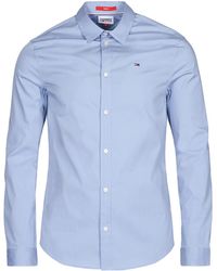 Tommy Hilfiger - Tjm Original Stretch Shirt Long Sleeved Shirt - Lyst