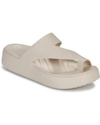Crocs™ - Flip Flops / Sandals (shoes) Getaway Platform Toe Loop - Lyst