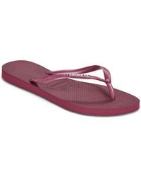 Havaianas - Flip Flops / Sandals (shoes) Slim Logo Metallic - Lyst